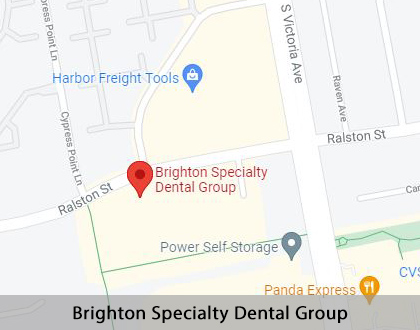 Map image for General Dentist in Ventura, CA